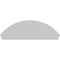 Ekena Millwork Segment Arch 3 Spoke Architectural Grade PVC Combination Pediment, 76"W x 25-7/8"H x 2-3/4"P PEDPC076X260SEG03 - alternate 3